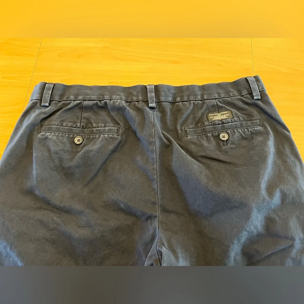 Banana Republic Men’s Aiden Chino Navy Pants Size 36 X 32 - Picture 7 of 7